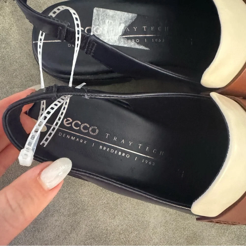 NWT ECCO Modtray Water Resistant Slingback Penny Loafer Sz 37 ( US 6-6,5) - Picture 10 of 12